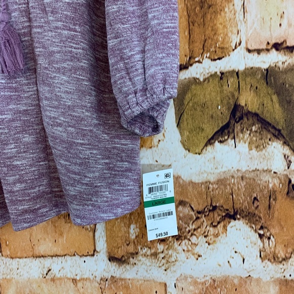 SOLD!!Style&Co Pleated Tassel Tie Top - Picture 8 of 8